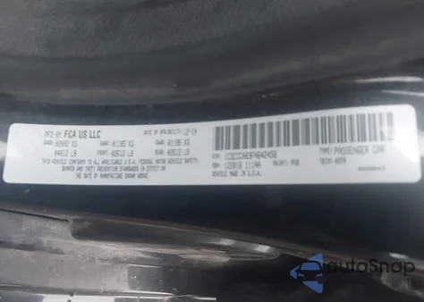 2015 Chrysler 200 Limited z USA, uszkodzony, nr VIN 1C3CCCAB3FN642458